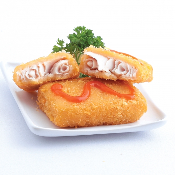 Pangasius fillet, yellow breaded